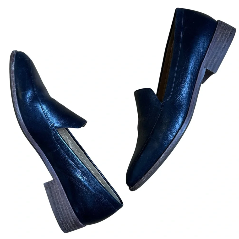 Madewell Black Leather Women’s Slip-On Loafers — Size 8.5 - Picture 9 of 15